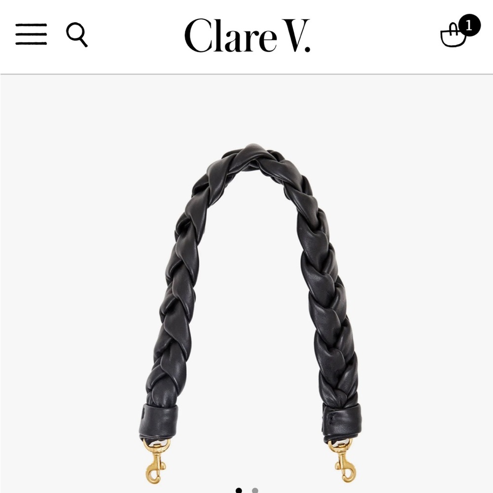 Clare V braided shoulder strap